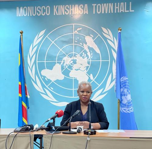 RDC : À Beni, Bintou Keita réagit sur le départ de la MONUSCO